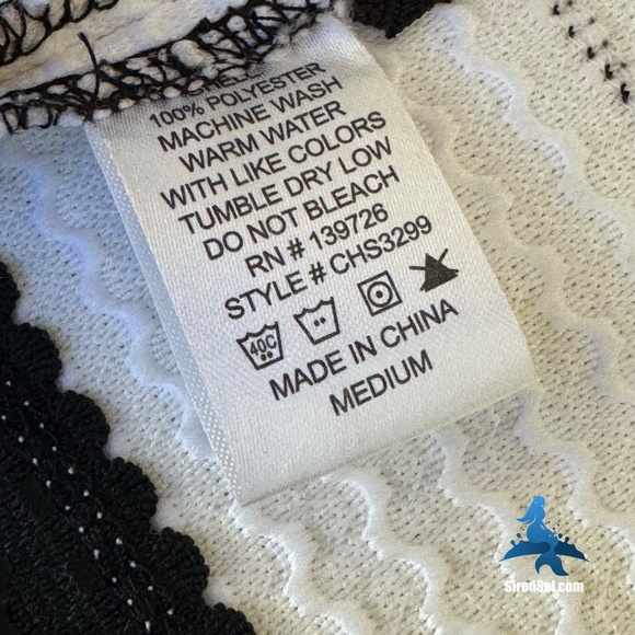 1170 Dina Be (also known as Aina Be) Striped Textured Skirt - M - Black / White - Picture 7 of 9